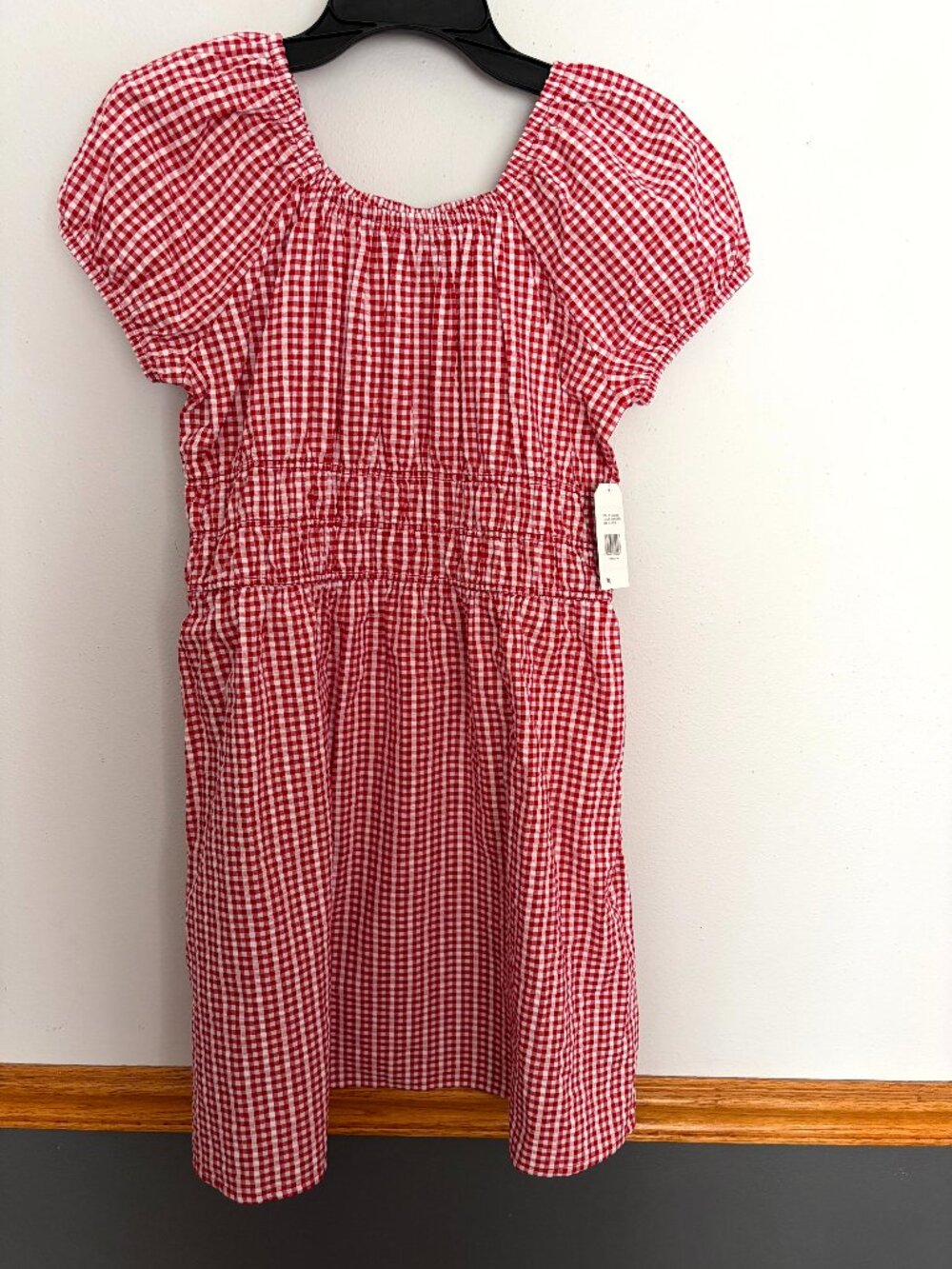 NWT Parker Rose gingham Summer Dress size XL Red and White